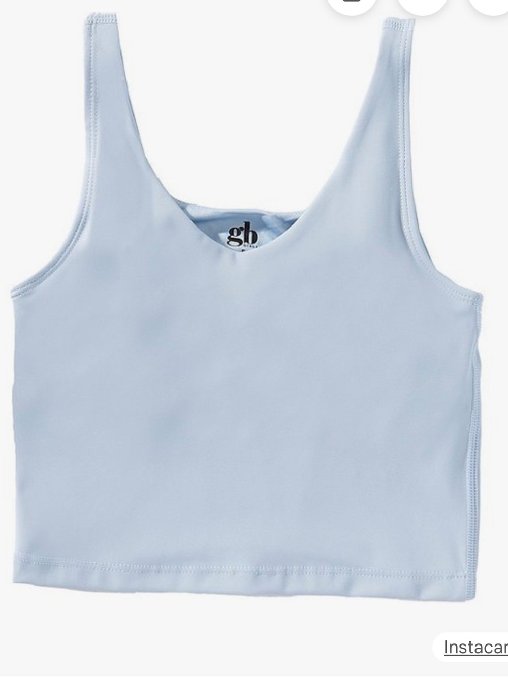 Gianni Bini Mint Green V-Neck Active Tank